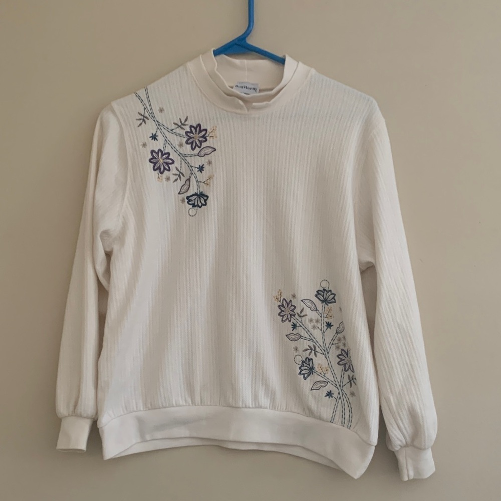 BonWorth Cream Knit Top